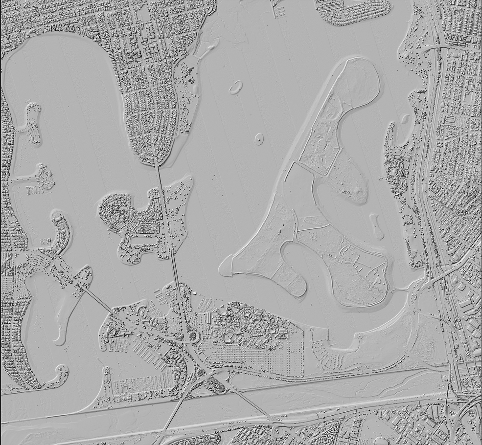 Mission Bay Digital Elevation Model