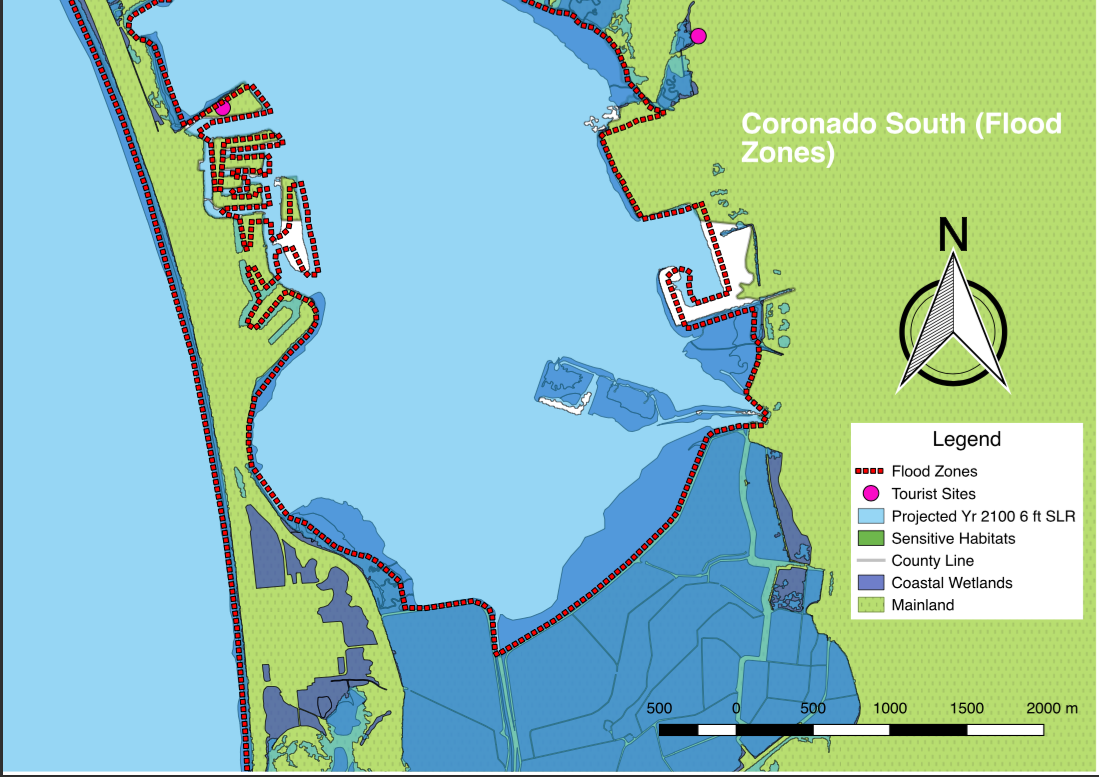 Coronado South San Diego Flood Zones