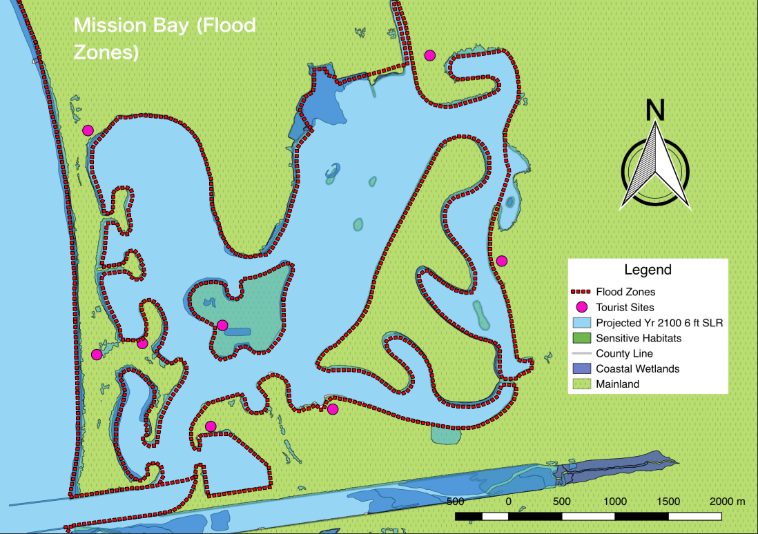 Mission Bay San Diego FloodZones